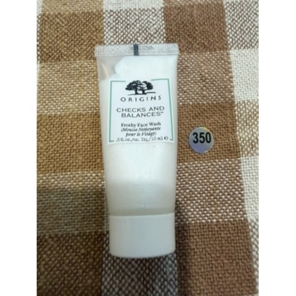 Origins Checks and Balances Frothy Face Wash Travel Size 0.5oz 15ml New